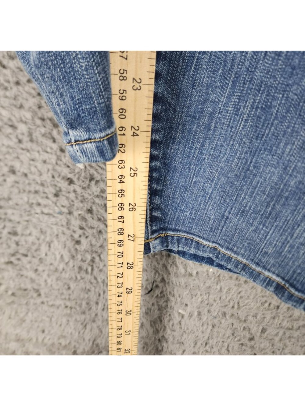 Torrid Jeans Womens 28 Plus Blue Stretch Denim Distressed Skinny - Picture 8 of 14
